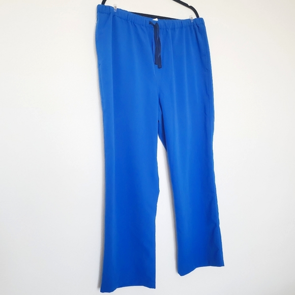 FIGS Technical Collection Pisco Scrub Pants in Royal Blue Size XXL-Short - Picture 3 of 11